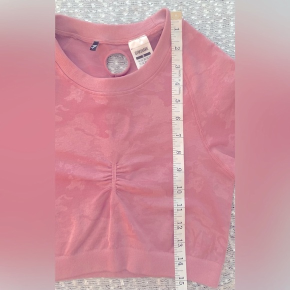 Gymshark Rose Cropped Top with Back Cutout - Picture 8 of 8